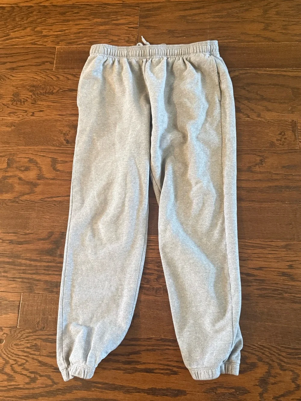 Gap adult Heather  Gray Elastic-Waist Sweatpants thick comfortable sz Medium